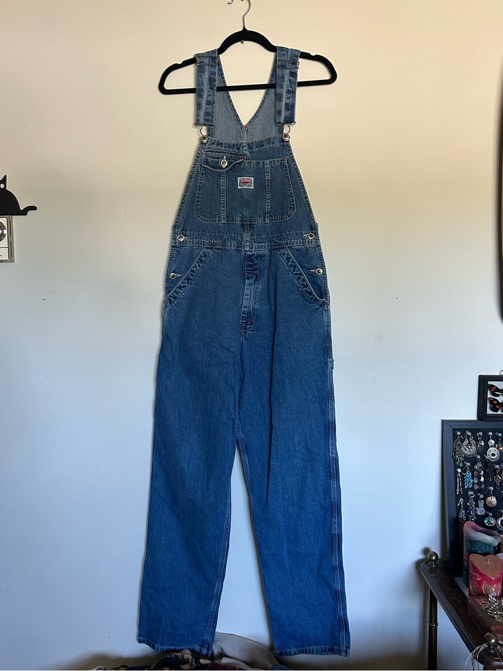 Classic 90’s Blue Denim IKEDA Overalls Jumpsuit